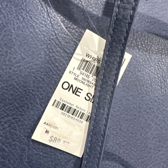 Style & Co Whip-Stitch Backpack Moonlight Blue Magnetic Snap - Picture 5 of 5